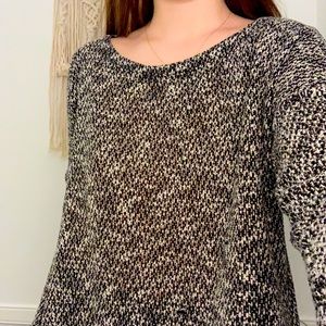 FOREVER 21 Salt and Pepper Sweater